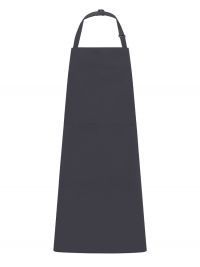 Klassische Latzschürze in Grau